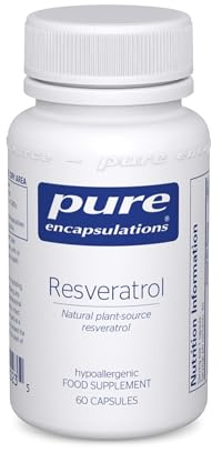 Pure Encapsulations Resveratrol 40mg - Natural Plant-Source Resveratrol Supplement - 60 Vegetarian Capsules