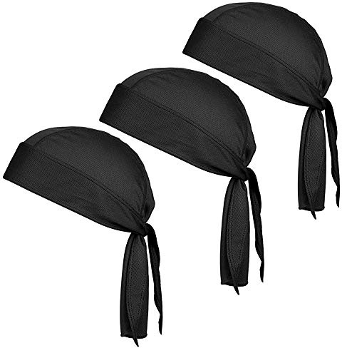 HASAGEI Bandana Deportiva para Hombre y Mujer, Transpirable de Verano, Absorbe el Sudor, Bandana para Motociclista, Talla única