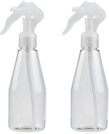 2pcs Spray Bottles 200ml Plastic Trigger Sprayer Fine Empty Mist Spray Bottle for Cleaning Beauty Treatments Garden