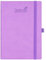 BEZEND 18-Monate Buchkalender 2024 2025 Terminplaner A5 PU-Leder Hardcover Kalender [Lavendel] Wochenkalender Juli 24-Dez 25 1 Woche 2 Seiten | Planer mit Stifthalter