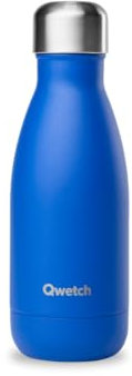 Qwetch - Borraccia Termica 260ml in Acciaio Inox Blu Majorelle Originals - 24h Freddo, 12h Caldo - Ermetica, Senza BPA & Riutilizzabile - Bottiglia Termica per Sport, Ufficio, Viaggi, Escursioni