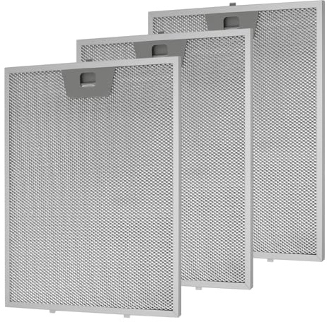 GE Range Hood Filter Replacement WB02X24871-3 Pack by oneket, 11-7/8×9-7/8×5/16 Metal Grease Filters, Compatible with GE JVW5361EJ1ES JVW5361EJ2ES JVW5361SJSS JVW5361BJ1TS