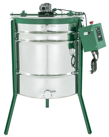 SAF Natura Honigschleuder elektrisch radial | 20 Waben | Dadant US Rahmen | 12 x Langstroth Rahmen | intuitive Steuerung | Edelstahl | Imkereibedarf | MITO