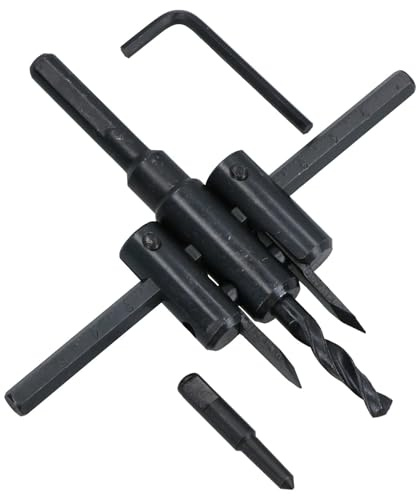 Adjustable Hole Saw/Drill Bit Round Circle Cutter 30mm to 120mm TE373