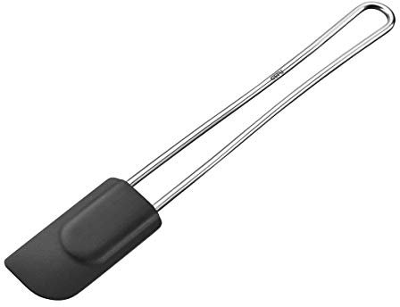 Gefu 14351 Teigschaber, Silber / Schwarz