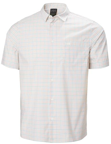Helly Hansen Hommes Fjord QD Ss 2.0 T-shirt, Blanc, L