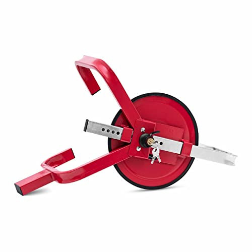 Stamony ST-TL-101 Sabot pour voiture Universel Rond Sabot antivol Sabot pour immobiliser voiture Sabot antivol remorque Sabot antivol voiture