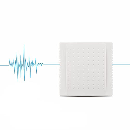 Lioaeust Campanello cablato, 108 x 108 x 36 mm 220 V per hotel Campanello per interni Din Don Campanello per case, uffici, hotel, ville