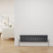 NRG Traditional Radiator Anthracite Cast Iron 2 Column Horizontal Central Heating Bathroom Radiators 300x1190mm