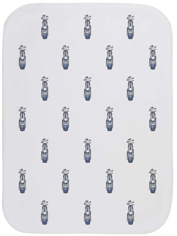 Azeeda 'Golf Bag Filled with Clubs' Baby Burp/Wash Cloth (BC00027502)
