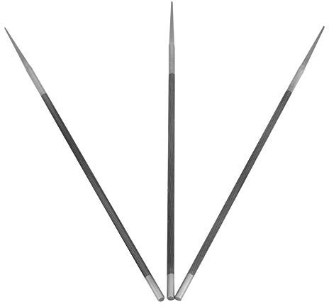 WB3 Unidades/S3 piezas/Set 3/16 4,8 mm Redondo de acero de rodamiento de acero afilador de cadena de sierra de cadena de sierra de carpintería 3/16 4,8 mm redondo de acero para rodamientos de cadena