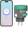 GreenSun Zigbee Steckdose - WLAN Steckdose mit Strommessung, Zeitschaltuhr, IP44 Wasserdicht Kompatibel mit Alexa Zubehör Smart Home Geräte, Google Home, Smart Life, MQTT, 16A, Need Gateway