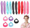 RT 10 piezas rulos de esponja espuma flexible, Sin calor, Rizadores cabello, Almohada mágica, Rodillos suaves, Cuidado del cabello, Herramientas bricolaje para peinar, cómodas dormir (5 colores)