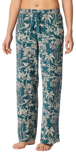Schiesser Pantaloni Lunghi da Donna, con Taglio Marlen, in Modal, Mix + Relax, Verde, 46
