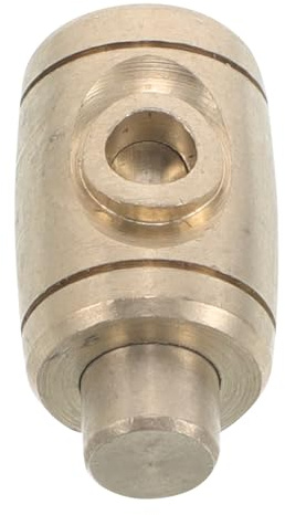 Hoement Golden Design White Copper Trumpet Water Key Press to Drain Easy Operation for Musical Instrument Repair and Trumpet Maintenance
