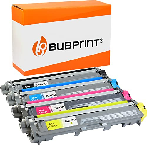 Bubprint TN241 TN245 4 Toner kompatibel als Ersatz für Brother TN-241 TN-245 für MFC-9332CDW DCP-9022CDW MFC-9142CDN DCP-9020CDW HL-3142CW HL-3150CDW MFC-9342CDW DCP-9017CDW HL-3152CDW MFC-9140CDN
