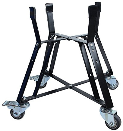 Dracarys Medium Green Egg Nest - Rolling Stand With Heavy Duty Locking Caster Wheels, Powder Coated Steel