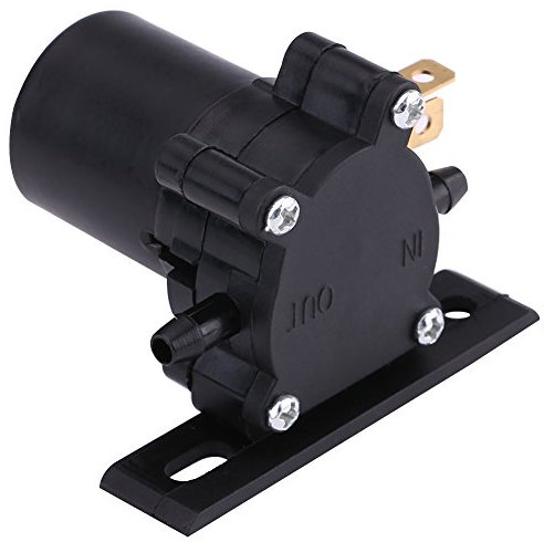 SI-AT23011 Windscreen Washer Pump, Keenso 12V Universal Windscreen Window Washer Water Liquid Pump for Car Van Bus Truck