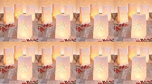 Benelando 32 Lichtertüten im Set - schwer entflammbares Spezialpapier