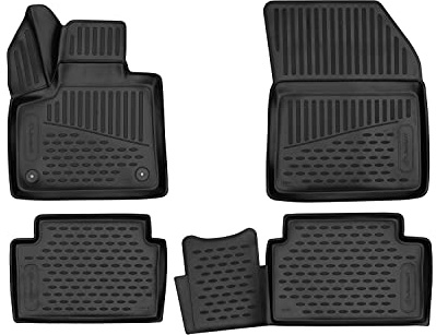 3D Gummimatten Element Passgenaue Fußmatten Citroen C5 Air 2019-4 TLG