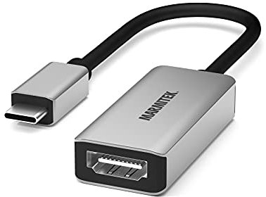 Cable Adaptador USB C a HDMI 4K60 - Marmitek UH20 - Conexión Thunderbolt 3 al Puerto HDMI - Conecte su MacBook/Chromebook a un televisor o Pantalla - HDR - HDMI 2.0b - Convertidor USBC