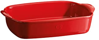 Emile Henry Petit plat à four rectangulaire 30x19cm, en céramique EH349551, Grand Cru