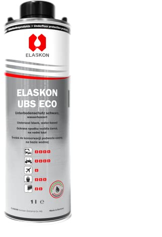 ELASKON UBS ECO/wasserbasierter und nachhaltiger Unterbodenschutz für Pkw, LKW und Camper (1 x 1 l Flasche)