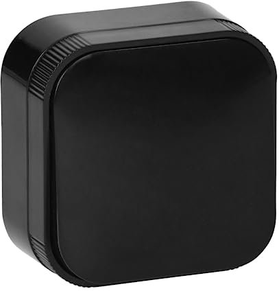 Miratic Interrupteur Mural en Saillie Interrupteur Poussoir Unipolaire Bouton Poussoir Saillie IP20 (noir)