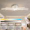 Liyabber LED Wohnzimmer Deckenleuchte Dimmbar Deckenlampe mit Fernbedienung, 118cm Schlafzimmerlampe aus Aluminium, 56W Weiß Wohnzimmerlampe, Modern 8 Flammig Deckenbeleuchtung mit Timing Funktion