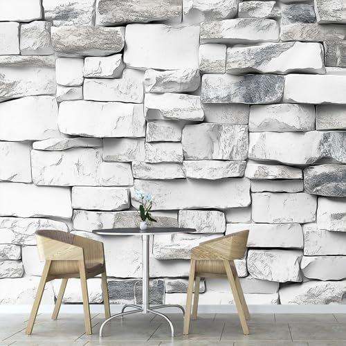 Textura Roca Natural Papel Tapiz FotográFico Efecto 3D, Muro Piedra Papel Pintado 3D FotografíA Mural, 350×256cm Pared Pintado Fotomural Dormitorio Sala Mural DecoracióN