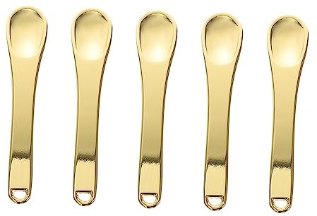 OATIPHO 5 Pièces Cuillères à Crème Pour Visage Cuillères De Massage à Masque Lot De Mini à Soin Pour Peau