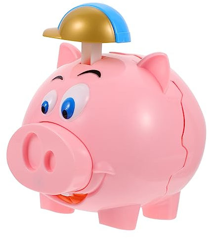 WOONEKY Salvadanaio Divertente a Forma Cartoon Per Ragazzo Gioco Interattivo Salvadanaio in Materiale Sicuro e Durevole