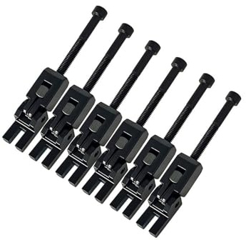 Lot de 6 selles de chevalet trémolo pour guitare électrique pour double système de verrouillage, selles verrouillées, pièces électriques faciles à installer