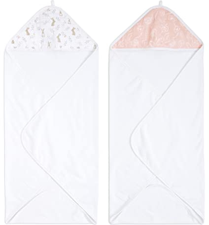 aden + anais Essentials Blushing Bunnies Swim Cape, Pack of 2