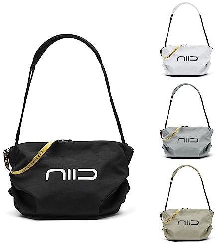 NIID S7 Hobo Bag for Women Men Dual-sided Use Tote Bag Large Capacity Work Sports Travel Leisure Crossbody Shoulder Bag