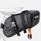 NDakter Satteltaschen für Fahrrad, Fahrradtasche Rennrad, Fahrrad Satteltasche Wasserdicht & Reflektierender, Erweiterbar von 1,5L bis 2L MTB Hecktasche