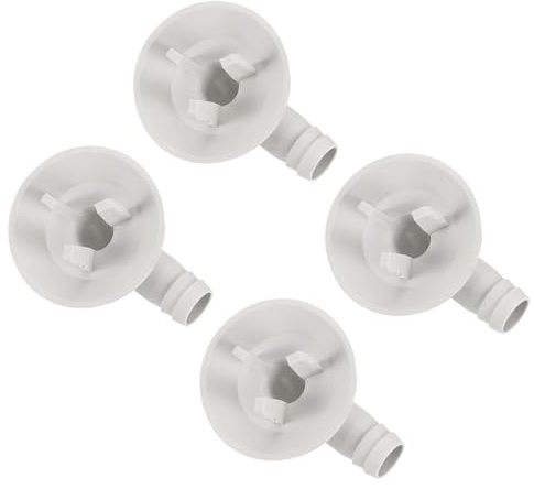 uxcell 4Pcs Air Conditioner Drain Hose Connectors Elbow Fitting for Mini-Split Units and Window AC Unit 25mm, White