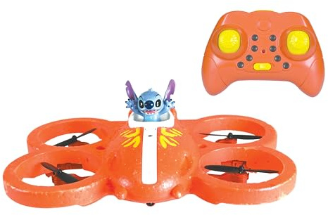 Lexibook, Disney Stitch, Nave Volante Radiocomandata Stitch, Blu, UFO1D