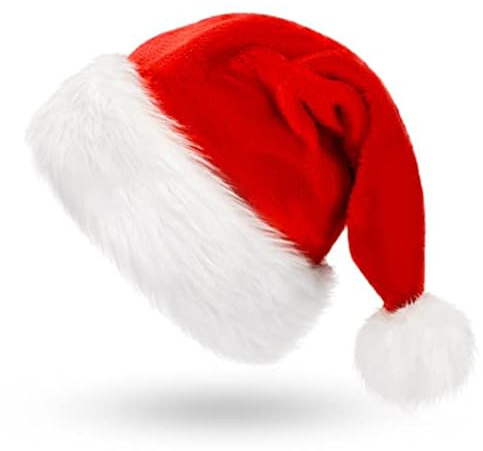 Bonny*D Cappello Babbo Natale Premium Cucito a Mano
