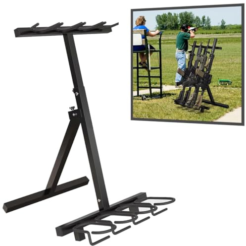 LZAQHMT Soporte Portátil Rifles Soporte Almacenamiento Resistente Soporte Plegable Exhibición Armas para Tiro Aire Libre Campo Caza