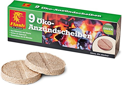 Boomex Flash Öko Anzünder - Holz & Wachs - 9 Scheiben