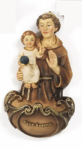 Agua Bendita Santa Antonio de resina cm. 13,5 D colgar by paben