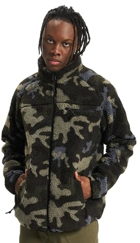 Brandit Teddyfleece Jacket, Color: darkcamo, Size: S