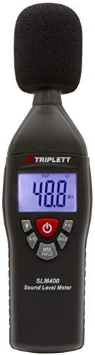 Triplett SLM400 Decibel Sound Level Meter, 35 to 130dB