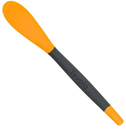 Tovolo Orange Peeler & Slicer Tool for Easy Rind Peeling Fruit Scooping and Slicing, Dishwasher Safe Non Slip 2-in-1 Orange Slicer Cutter Peeling Kitchen Tool with Pointed Hook and Curved Scoop