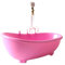 SAFIGLE Puppenbadewanne Puppen Dusche Baby- Mit Duschbrause Mini- Badezimmerzubehör Puppenhausmöbel Rollenspiel-Spielzeug Für Kinder Puppenbad-Spielset – Pink Puppenm Bel 1/6 Puppenhausbadewanne