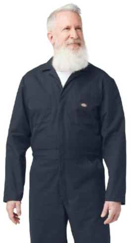 Dickies Long Sleeve Coveralls, DARK NAVY, M TL