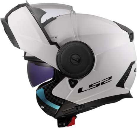 LS2, Casco Moto Modulare SCOPE II SOLID Gloss White, L