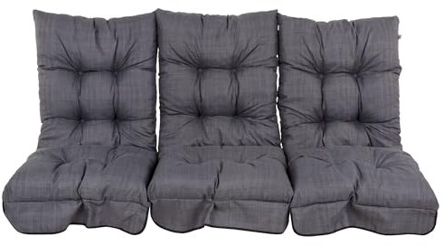 PATIO Hollywoodgunga dyna 3 delar Monte Carlo för sits 170 cm trädgårdsbänk, trädgårdsstol, stoppning