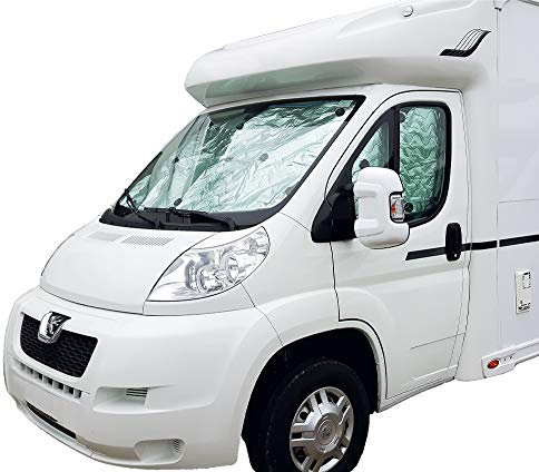 Maypole Ltd Internal Thermal Blind 3-Piece Set for Van Based Motorhomes Ducato/Boxer/Sprinter/Transit Summer Sunshade Heat Reflection Winter Insulation